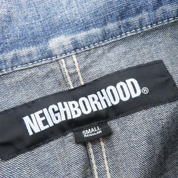 実際に弊社で買取させて頂いたNEIGHBORHOOD/ネイバーフッド  24SS WASHED SHORT COVERALL JACKET 241XBNH-JKM04/Sの画像 2枚目