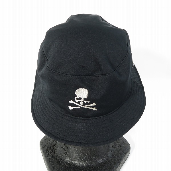 実際に弊社で買取させて頂いたMASTERMIND WORLD/マスターマインド ワールド ロゴ/スカル刺繍 バケットハット MW21S06-HA001/Mの画像 3枚目