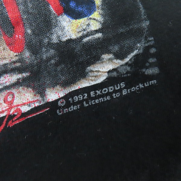 実際に弊社で買取させて頂いたEXODUS/エクソダス 90S FORCE OF THE HABIT ヴィンテージ/ビンテージ バンT/Tシャツ /Mの画像 3枚目