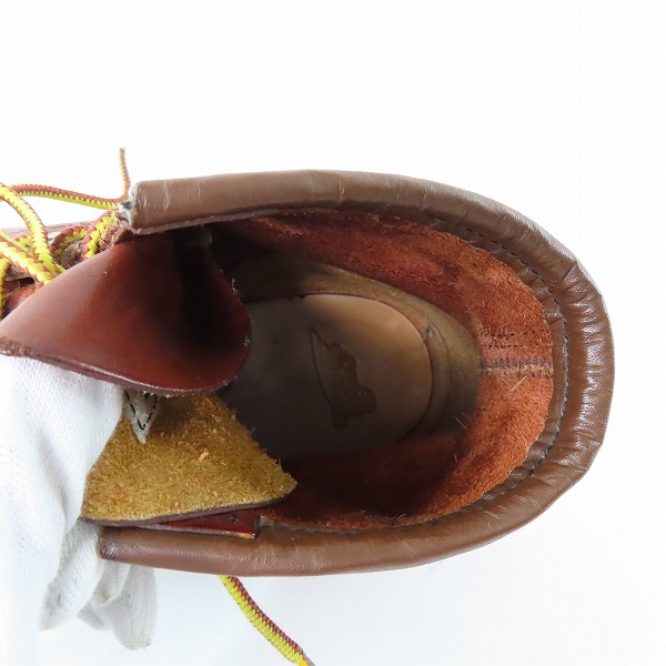 実際に弊社で買取させて頂いたRED WING/レッドウィング アイリッシュセッターモックトゥブーツ 9106 8.5Dの画像 4枚目