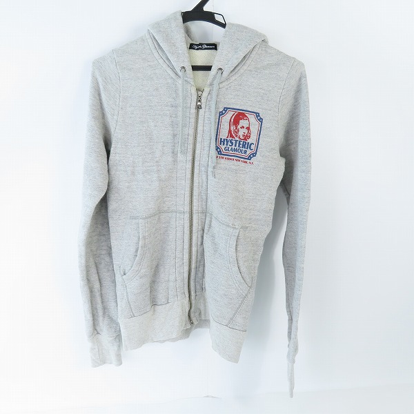 実際に弊社で買取させて頂いたHYSTERIC GLAMOUR/ヒステリックグラマー ガールプリント 長袖 パーカー 0131CF01/FREE