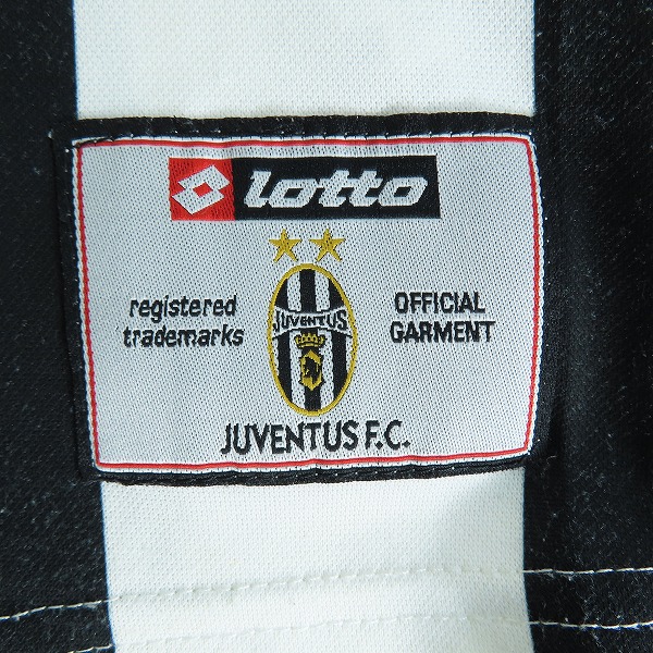 実際に弊社で買取させて頂いたlotto/ロット ユベントス 00/01 ホーム ユニフォーム #9 フィリッポ・インザーギ Lの画像 5枚目