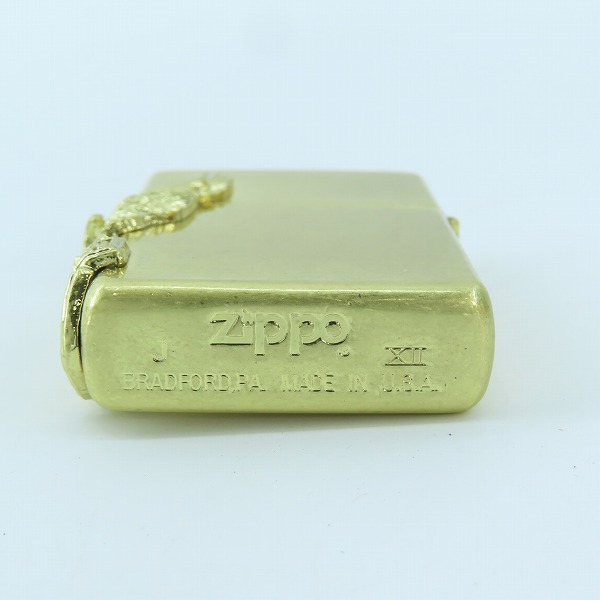 実際に弊社で買取させて頂いたZIPPO/ジッポー HARLEY DAVIDSON/ハーレーダビッドソン サイドメタル LIVE TO RIDE キーホルダー付 1996年製の画像 2枚目