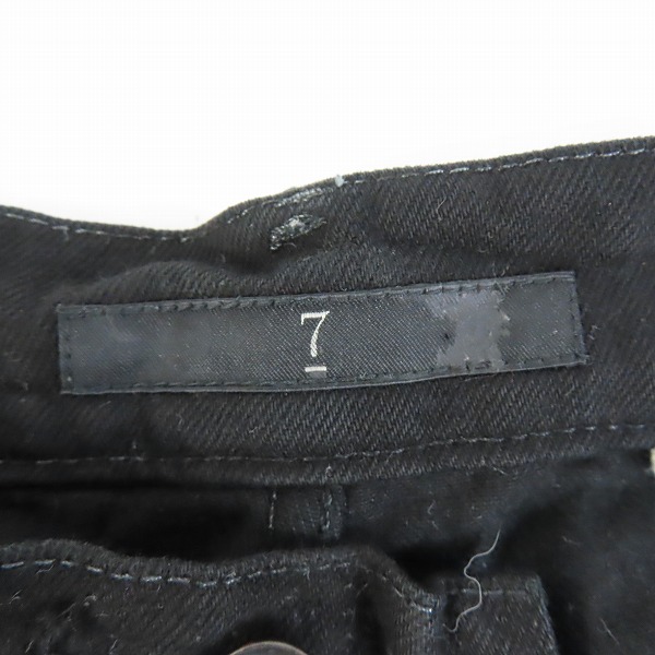 実際に弊社で買取させて頂いたJULIUS/ユリウス 09AW CANON_2期 ねじれ加工 デニムパンツ/1の画像 3枚目