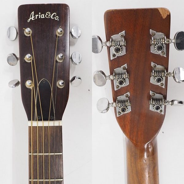 実際に弊社で買取させて頂いた★【使用感有り】Aria/アリア 型番不明 アコースティックギター/アコギの画像 2枚目