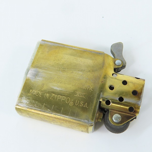 実際に弊社で買取させて頂いたZIPPO/ジッポー HARLEY-DAVIDSON/ハーレーダビッドソン SORID BASS/ブラス/1932-1990/90年製の画像 5枚目