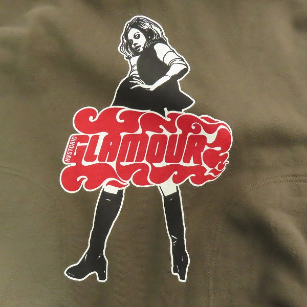 実際に弊社で買取させて頂いたHYSTERIC GLAMOUR/ヒステリックグラマー オーバーサイズパーカー VIXEN GIRL 02213CF10/Mの画像 5枚目