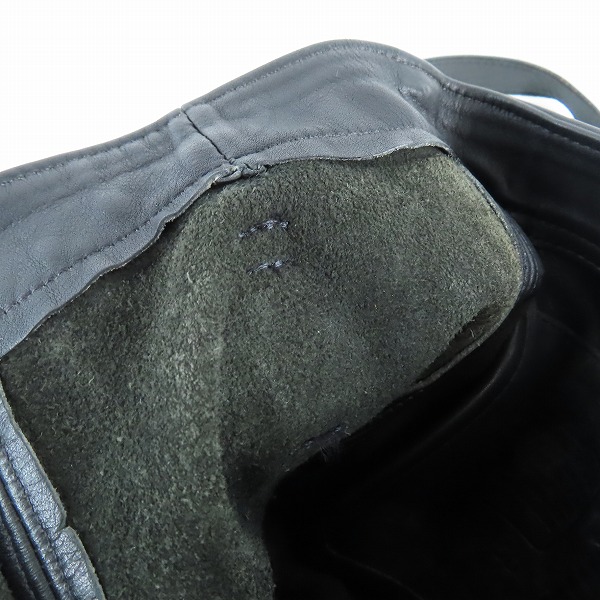 実際に弊社で買取させて頂いたCOACH/コーチ オールドコーチ カウハイドレザー ベルト 巾着ショルダーバッグ 4156の画像 6枚目