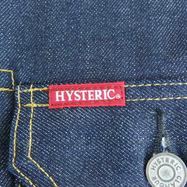 実際に弊社で買取させて頂いたHYSTERIC GLAMOUR/ヒステリックグラマー RAWデニム 2ND TYPE デニムジャケット 0261AB09/Mの画像 3枚目