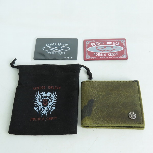 実際に弊社で買取させて頂いた【ギャラ付】TRAVIS WALKER/トラヴィスワーカー ニュー ビルフォールド フォー エン 財布/ウォレットの画像 8枚目