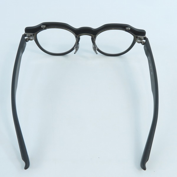 実際に弊社で買取させて頂いた999.9/フォーナインズ  跳ね上げ アイウェア/メガネフレーム ブラックマット NPM-57の画像 3枚目