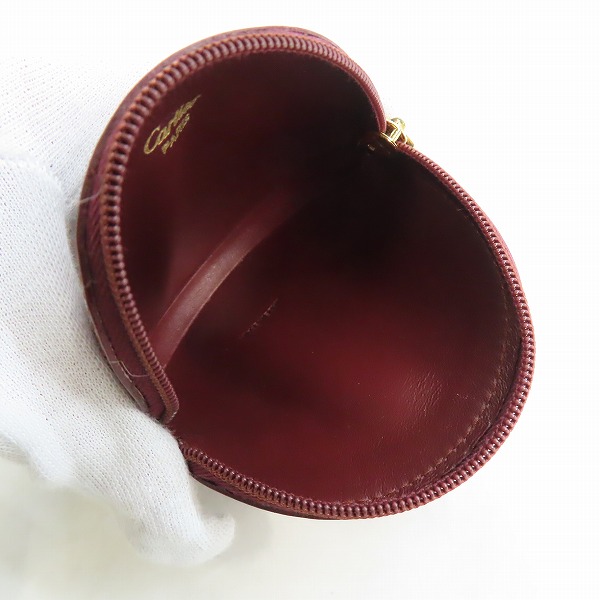 実際に弊社で買取させて頂いたCartier/カルティエ マストライン レザー コインケースの画像 3枚目