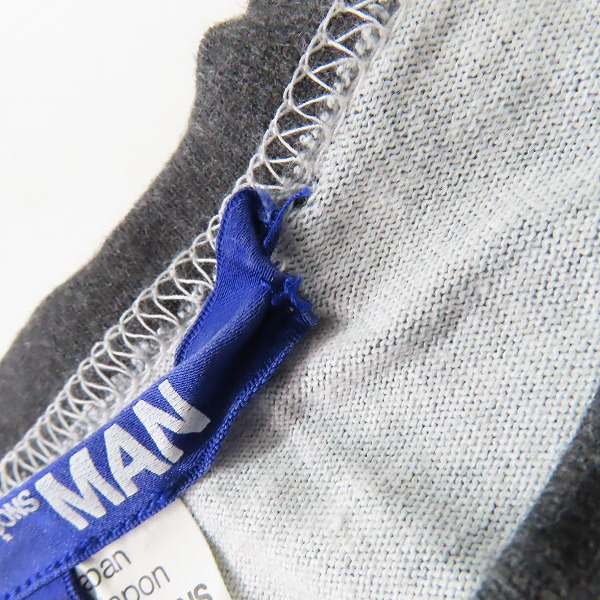 実際に弊社で買取させて頂いたJUNYA WATANABE MAN/ジュンヤワタナベマンノルディック雪柄 七分丈ラグランシャツ WH-T011/Mの画像 4枚目