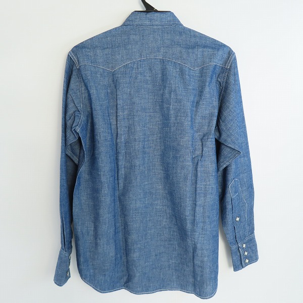 実際に弊社で買取させて頂いたTHE REAL McCOY'S/ザ リアルマッコイズ ウエスタン シャンブレーシャツ 14の画像 1枚目