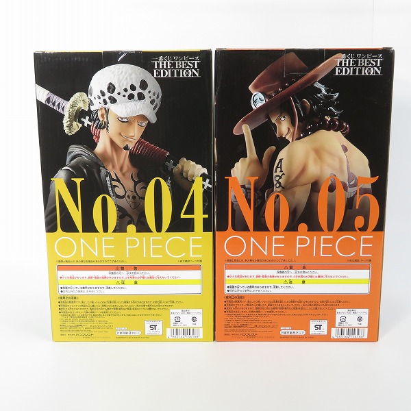 実際に弊社で買取させて頂いた【未開封】バンプレスト 一番くじ ONE PIECE/ワンピース THE BEST EDITION D賞 No.4 ロー/E賞 No.5 エース フィギュア2点セットの画像 4枚目