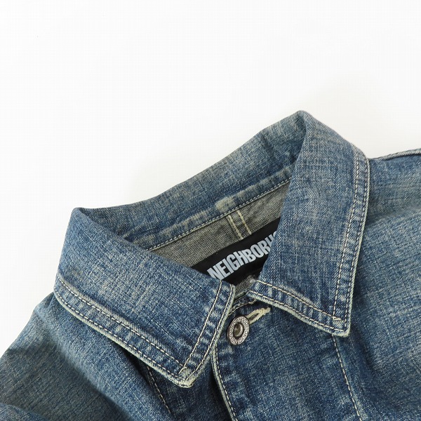 実際に弊社で買取させて頂いたNEIGHBORHOOD/ネイバーフッド  24SS WASHED SHORT COVERALL JACKET 241XBNH-JKM04/Sの画像 5枚目