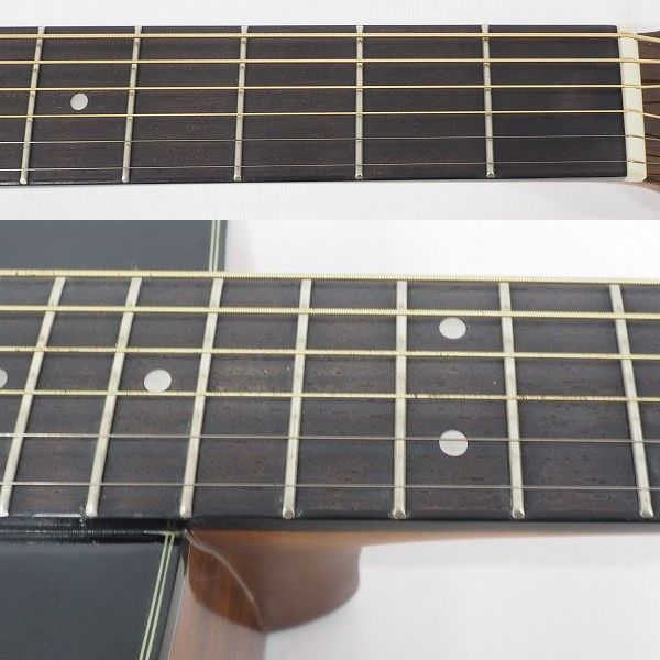実際に弊社で買取させて頂いた★Morris/モーリス M-01 TS アコースティックギター/アコギ ソフトケース付の画像 3枚目