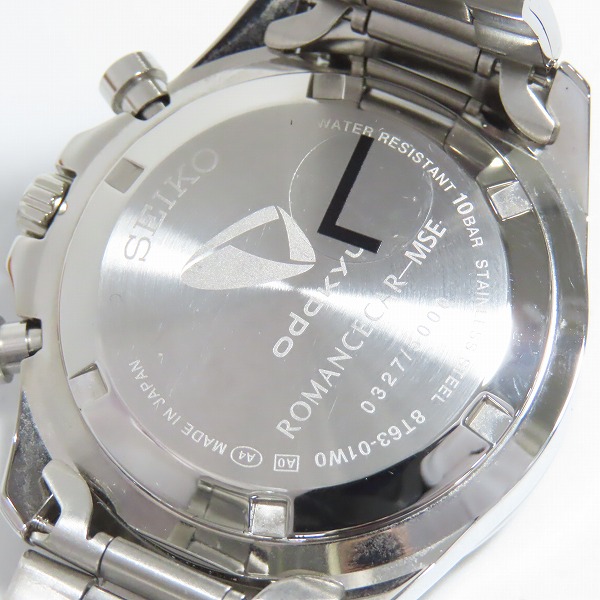 実際に弊社で買取させて頂いたSEIKO/セイコー 小田急線開業95周年記念 MSE 特急ロマンスカー 腕時計 8T63-01W0【動作未確認】の画像 4枚目
