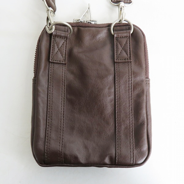 実際に弊社で買取させて頂いたPORTER/ポーター フリースタイル ポシェット ショルダーバッグ 707-07146 ダークブラウンの画像 1枚目
