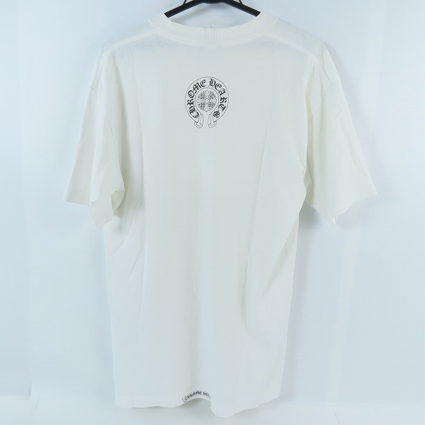 実際に弊社で買取させて頂いたCHROME HEARTS/クロムハーツ USA製 ダガー/ホースシュープリント 胸ポケット 半袖Tシャツ Lの画像 1枚目