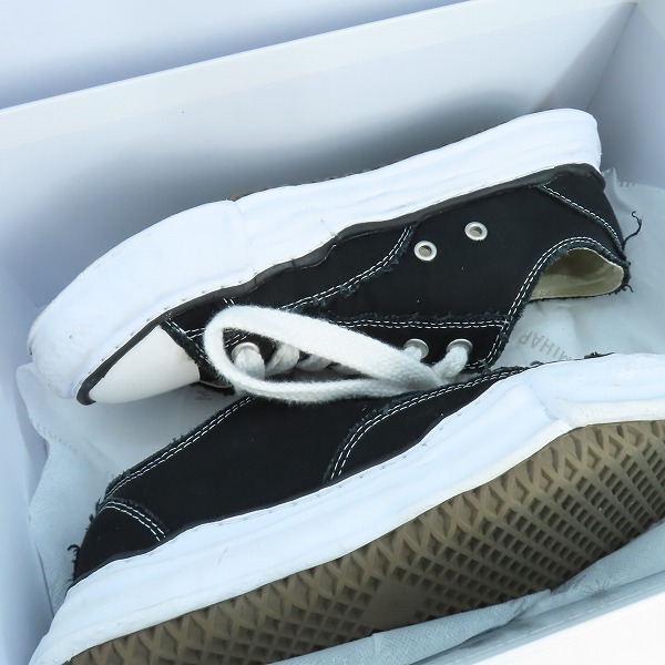 実際に弊社で買取させて頂いたMaison MIHARA YASUHIRO/メゾンミハラヤスヒロ ピーターソン/ローカットスニーカー A01FW702/42の画像 7枚目