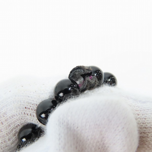 実際に弊社で買取させて頂いたCHROME HEARTS/クロムハーツ 6mm CHクロスボール ビーズ ブレスレットの画像 4枚目