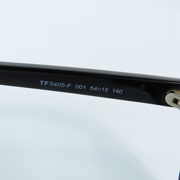 実際に弊社で買取させて頂いたTOM FORD/トムフォード 度入りサングラス/アイウェア TF5405-F 001の画像 6枚目