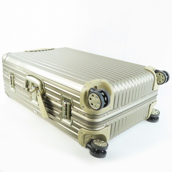 実際に弊社で買取させて頂いたRIMOWA/リモワ TOPAS/トパーズ MW キャリーケース 923.73 4輪 85Lの画像 2枚目