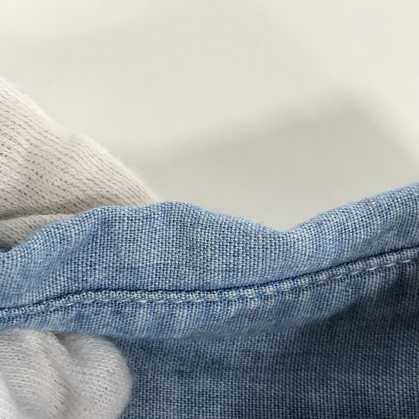 実際に弊社で買取させて頂いたWACKOMARIA/ワコマリア デニム ダンガリーシャツ 長袖シャツ/Sの画像 5枚目