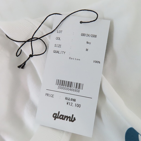 実際に弊社で買取させて頂いた【未使用】glamb/グラム Forbidden Apple T-shirts/フォビドゥンアップルTシャツ GB0124/CS08 Mの画像 6枚目