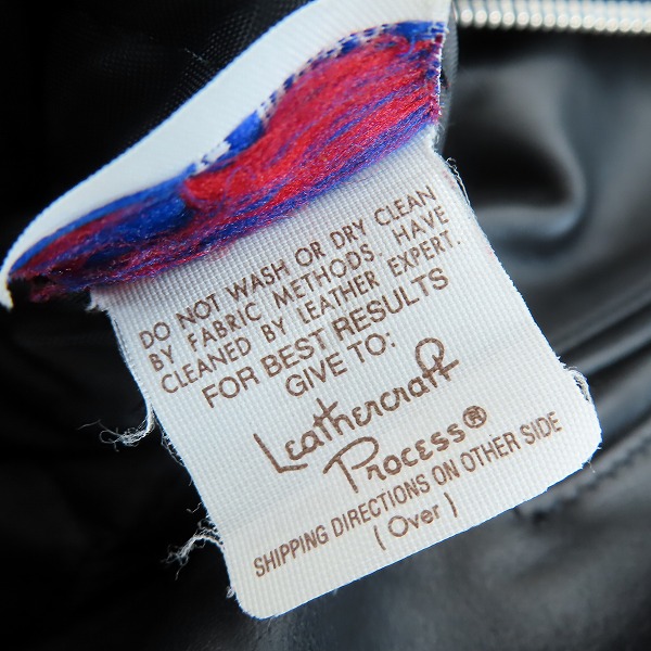 実際に弊社で買取させて頂いたPERFECTO by Schott/パーフェクト バイ ショット ワンスター ダブルライダースジャケット ブラック 36の画像 3枚目