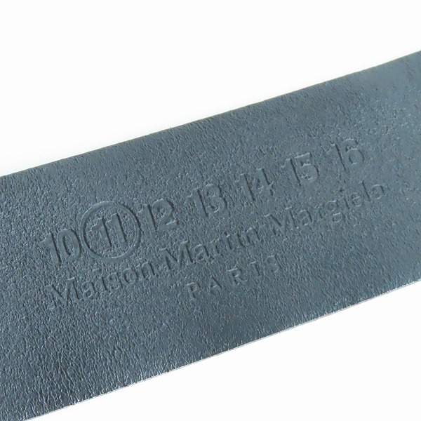 実際に弊社で買取させて頂いたMaison Martin Margiela/メゾンマルタンマルジェラ レザーベルトの画像 5枚目