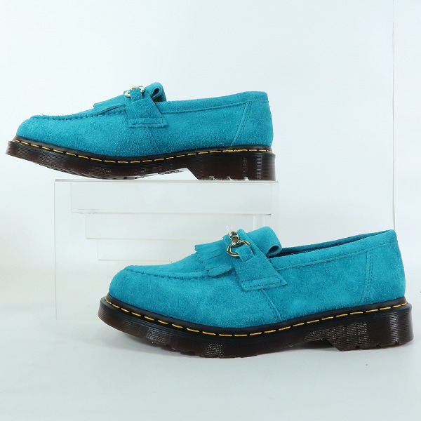 実際に弊社で買取させて頂いたDr.MARTENS/ドクターマーチン SNAFFLE LOAFER/スナッフル ローファー ターコイズ 27425440/UK9の画像 3枚目