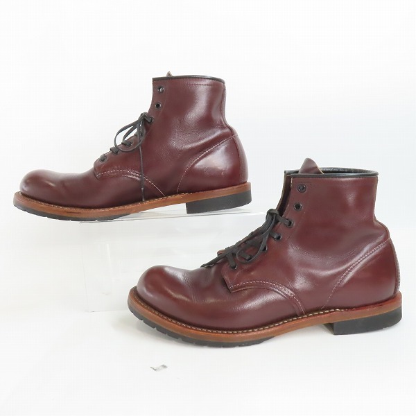 実際に弊社で買取させて頂いたRED WING/レッドウィング BECKMAN/ベックマン ブーツ ブラックチェリー 9011/US9の画像 3枚目