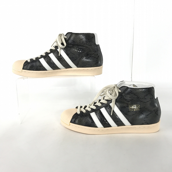実際に弊社で買取させて頂いた【観賞用】adidas/アディダス PRO MODEL VINTAGE/プロモデル ヴィンテージ スネークブラック/黒蛇 463591/28.5の画像 3枚目