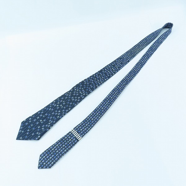 実際に弊社で買取させて頂いたBVLGARI/ブルガリ 車総柄 シルクネクタイの画像 5枚目