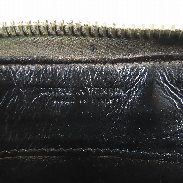 実際に弊社で買取させて頂いたBOTTEGA VENETA/ボッテガヴェネタ イントレチャート ラウンドファスナー 長財布の画像 4枚目