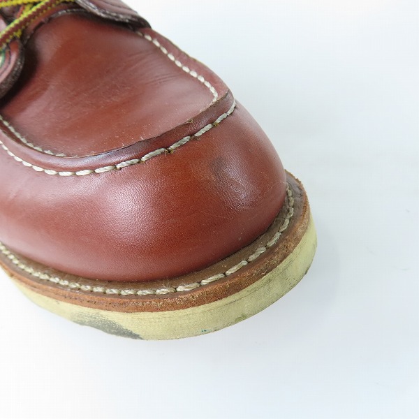 実際に弊社で買取させて頂いたRED WING/レッドウィング アイリッシュセッターモックトゥブーツ 9106 8.5Dの画像 7枚目