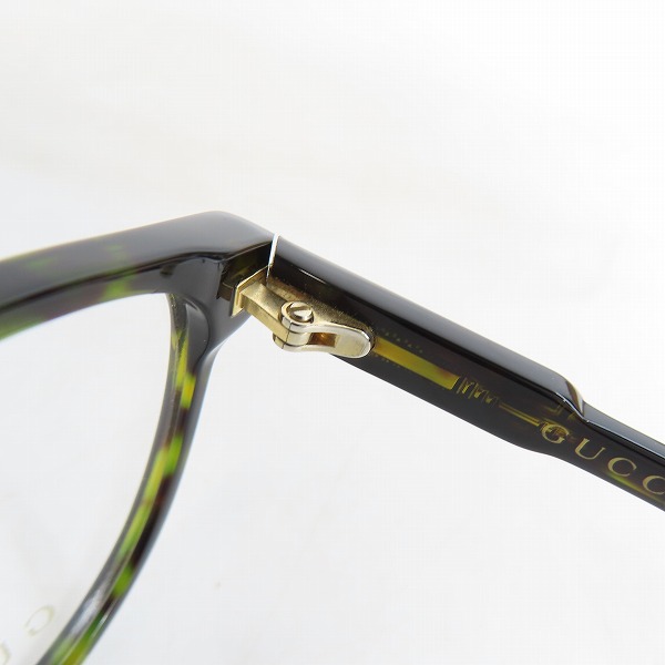 実際に弊社で買取させて頂いたGUCCI/グッチ メガネフレーム アイウェア GG0534OA-002の画像 4枚目