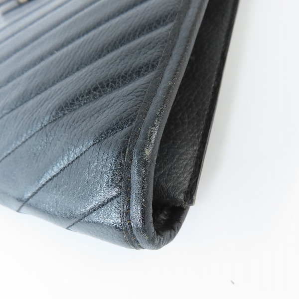 実際に弊社で買取させて頂いたYVES SAINT LAURENT/イヴサンローラン YSL セカンドバッグ クラッチバッグの画像 7枚目