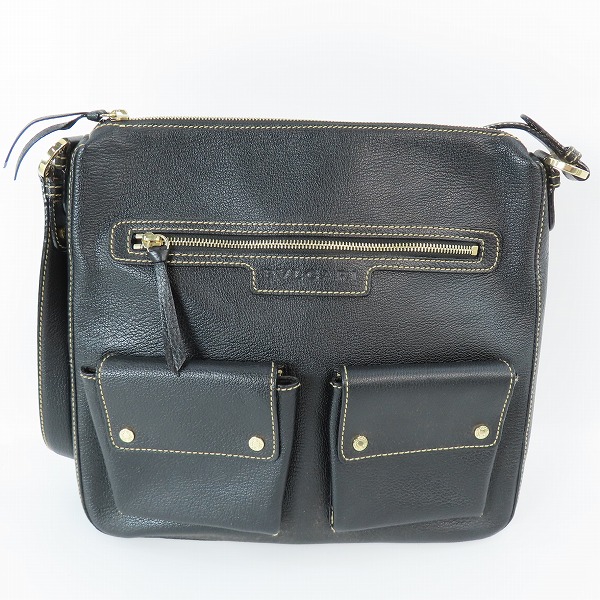 実際に弊社で買取させて頂いたBVLGARI/ブルガリ ABELEL レザー ショルダーバッグ/ワンショルダーの画像 1枚目