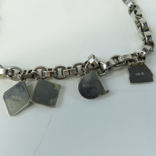 実際に弊社で買取させて頂いたDIOR/ディオール Multi Charm Necklace/マルチチャーム ネックレスの画像 4枚目