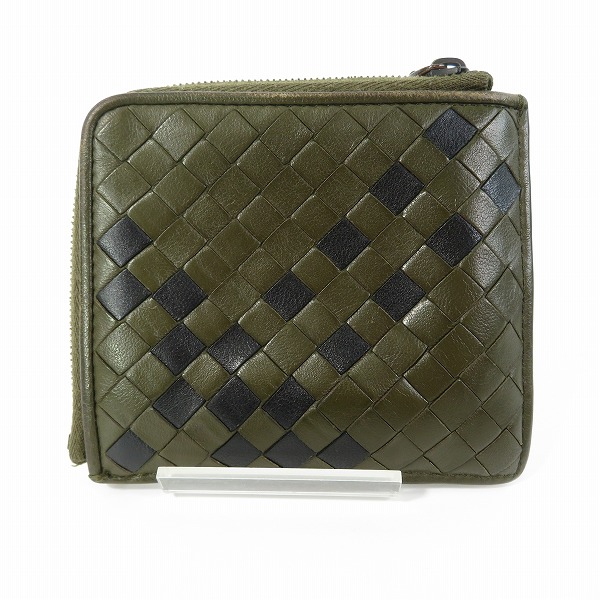 実際に弊社で買取させて頂いたBOTTEGA VENETA/ボッテガヴェネタ L字 コインケース/小銭入れ イントレチャートの画像 1枚目