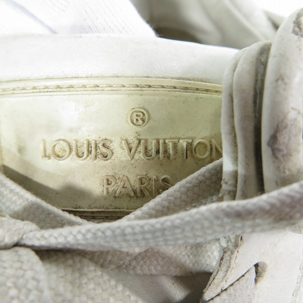 実際に弊社で買取させて頂いたLOUIS VUITTON/ルイヴィトン スニーカー ホワイト G0 0150/7.5の画像 6枚目