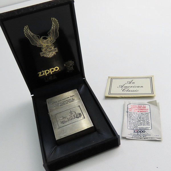実際に弊社で買取させて頂いたZIPPO/ジッポー HARLEY-DAVIDSON/ハーレーダビッドソン 1932 REPLICA/レプリカ 1983  FLHX ELECTRA GLIDE の画像 6枚目