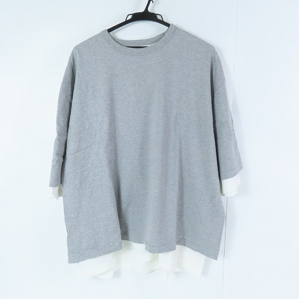 実際に弊社で買取させて頂いたCOOTIE/クーティー 20SS Cellie S/S Tee オーバーサイズ レイヤード 半袖 カットソー/Tシャツ M