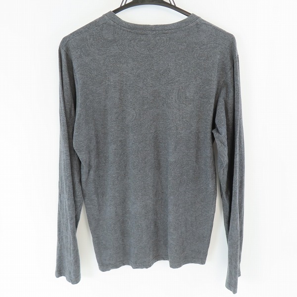 実際に弊社で買取させて頂いた【JPタグ】ETRO/エトロ ペイズリー柄総柄 Vネックカットソー XSの画像 1枚目