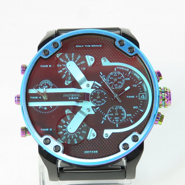 実際に弊社で買取させて頂いたDIESEL/ディーゼル Mr. Daddy 2.0 ミスターダディ 2.0 腕時計 アナログ クロノグラフ DZ-7436【動作未確認】