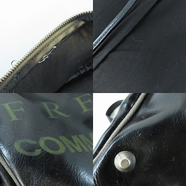 実際に弊社で買取させて頂いたCOMME des GARCONS SHIRT × FRED PERRY/コムデギャルソンシャツ×フレッドペリー 2way ボストンバック S16309/2460の画像 9枚目