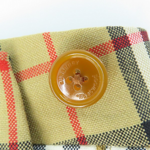 実際に弊社で買取させて頂いたBURBERRY×Vivienne Westwood/バーバリー×ヴィヴィアンウエストウッド チェック柄 ミニスカート 8010768/Mの画像 6枚目